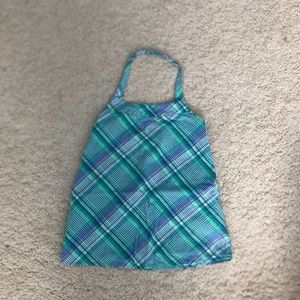 Checked Halter Top